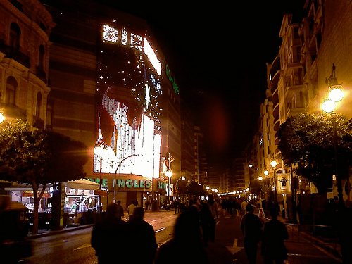 De turismo por Valencia de noche